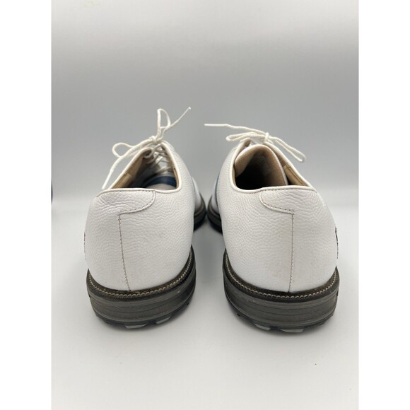 Footjoy Premiere Series Packard Blue Croc Custom USA LOGO Sz 13 #53930 Orig $295 - Picture 6 of 8